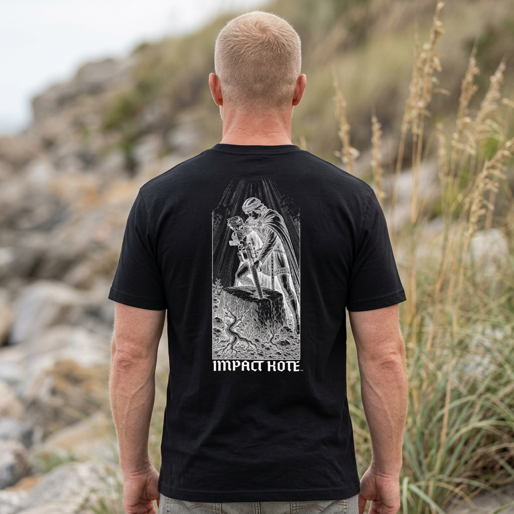 King Arthur with X-caliber - Inverse - Premium